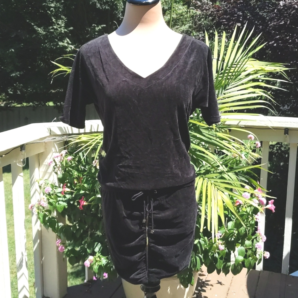 Vintage Victoria's Secret Velour Dress Euc - Picture 1 of 4